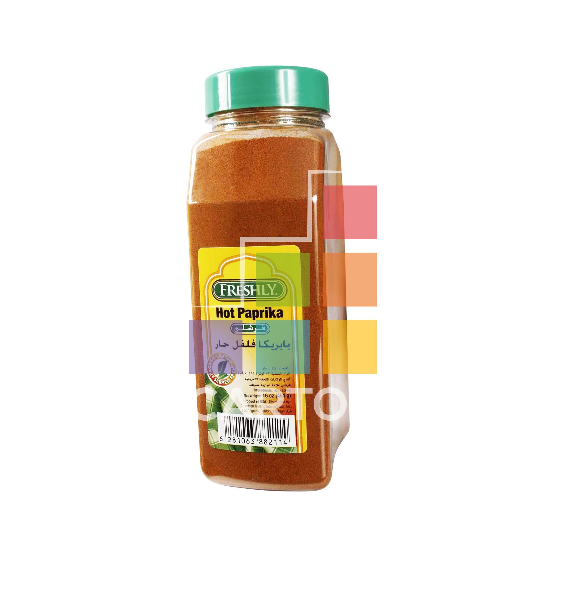 FRESHLY HOT PAPRIKA 1*454GM (16OZ)